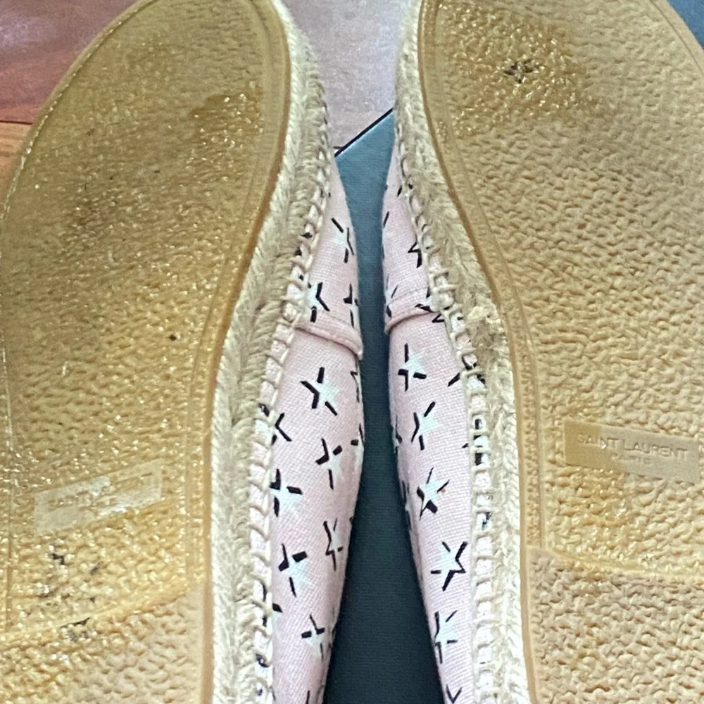 Saint Laurent Canvas Espadrilles 38.5